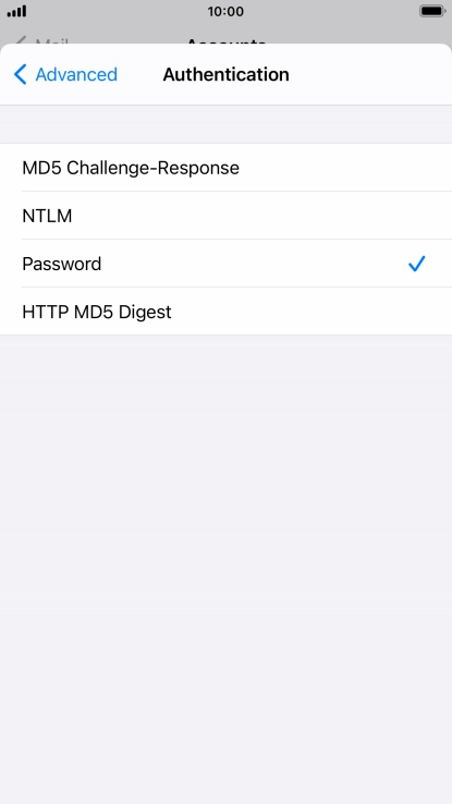 Press Password.