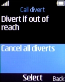 Select Cancel all diverts.