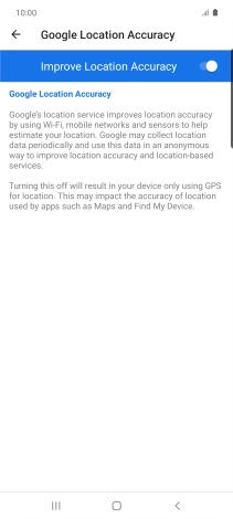 If you press the indicator next to 