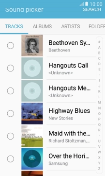 Press the required ring tones to hear them.