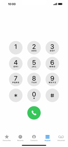 Press Keypad.