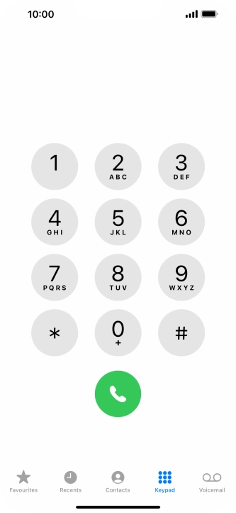 Press Keypad.
