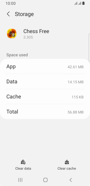 Press Clear cache.