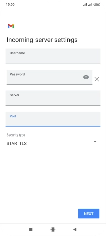 Press the drop down list below 