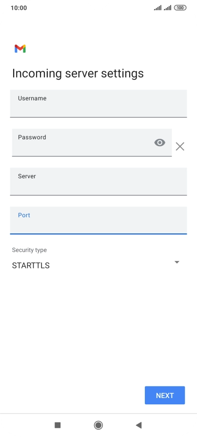 Press the drop down list below 