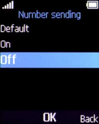 Select Off to turn off caller identification.