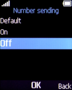 Select Off to turn off caller identification.