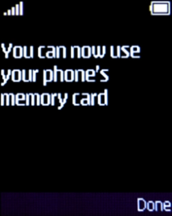 Press the Right selection key.
