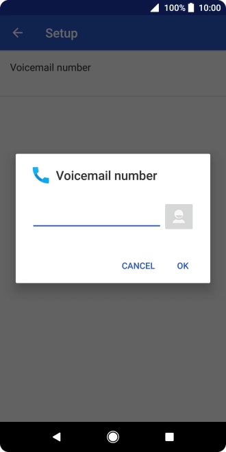 Key in (prefix) 5 (your phone number) and press OK.