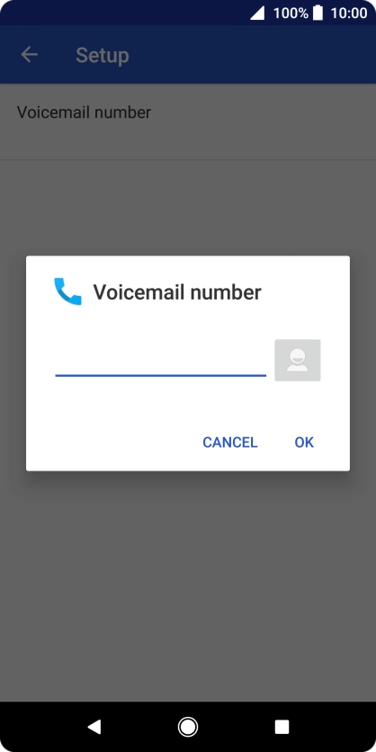 Key in (prefix) 5 (your phone number) and press OK.