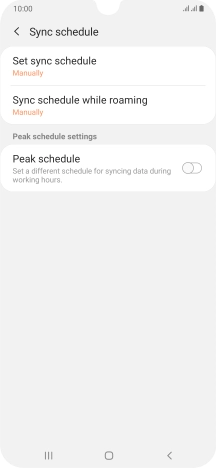 Press the Home key to return to the home screen.