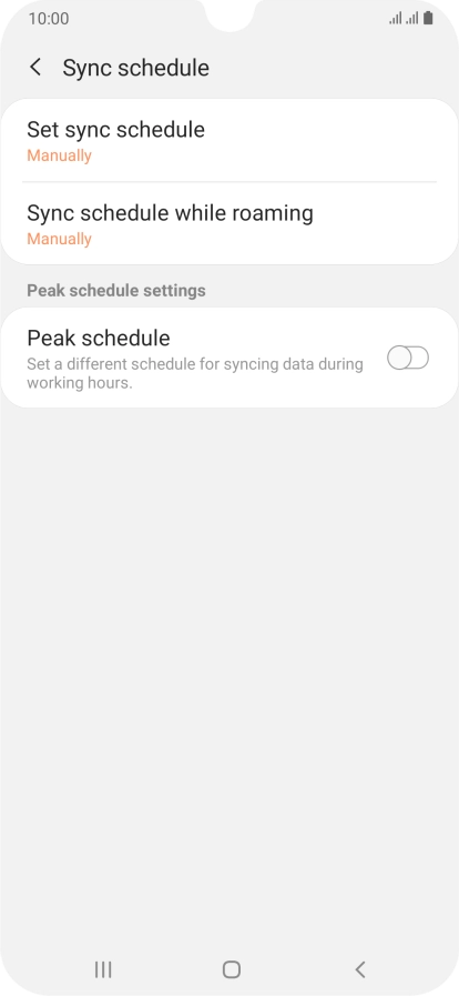 Press the Home key to return to the home screen.