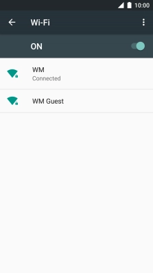 Press the Home key to return to the home screen.