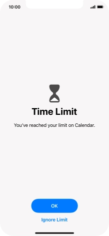 Press Ignore Limit.