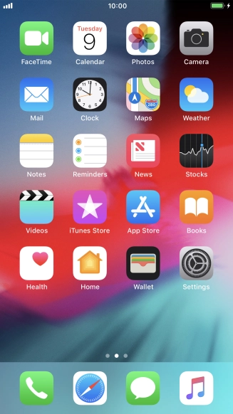 When the battery charging icon is displayed, the battery is charging.