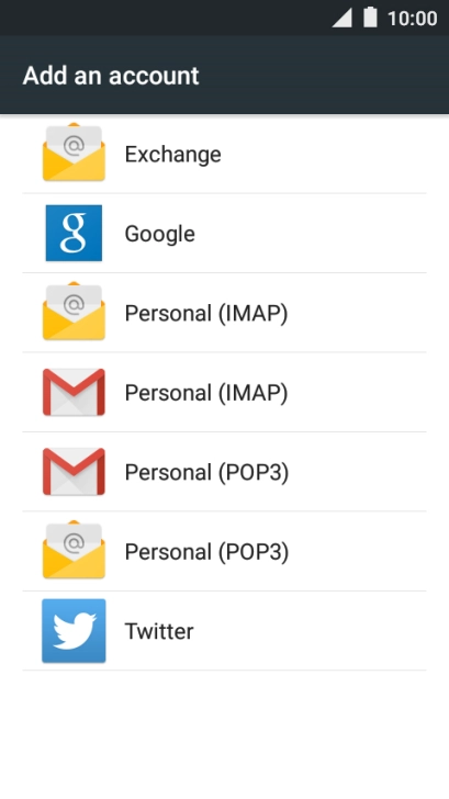 Press Google.
