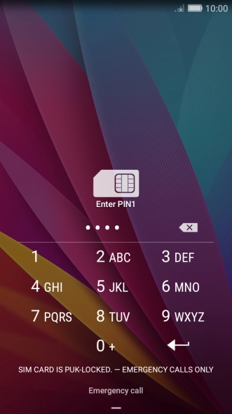 If you're asked to key in your PIN, do so and press enter.