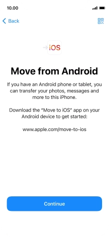 To transfer content to your phone, you need to install the app 