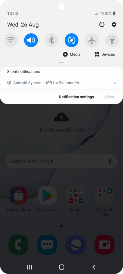Press Android System.