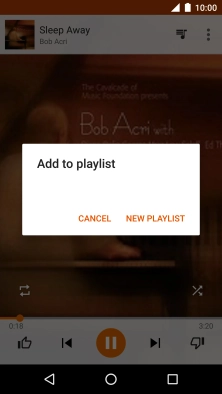 Press NEW PLAYLIST.