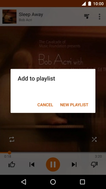 Press NEW PLAYLIST.