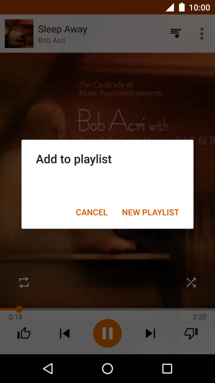 Press NEW PLAYLIST.