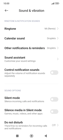 Press Ringtone.