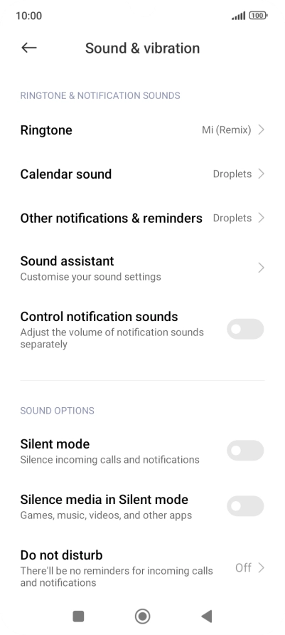 Press Ringtone.