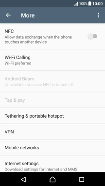 Press Mobile networks.