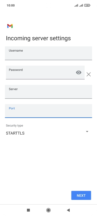 Press the drop down list below 