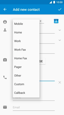 Press the required number type.