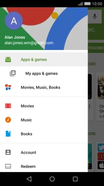 Press My apps & games.