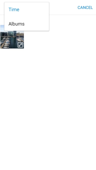 Press Albums and go to the required folder.