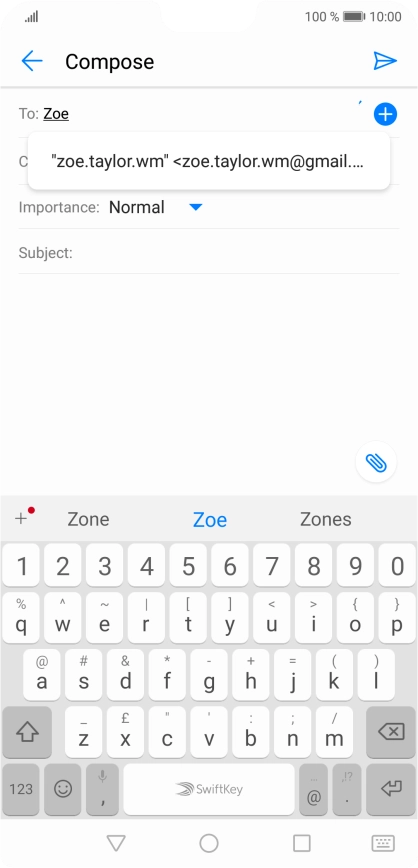 Press the required contact.
