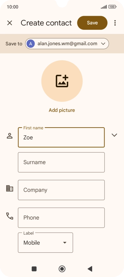 Press Surname and key in the required last name.