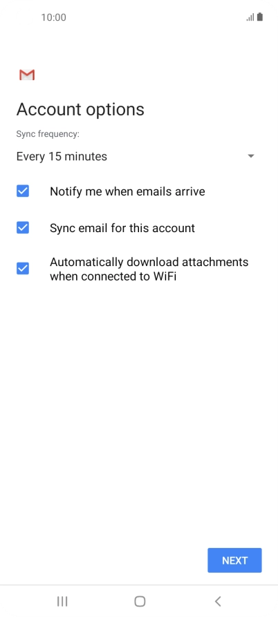 Press the drop down list below 