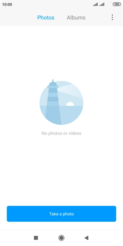 Press Albums and go to the required folder.