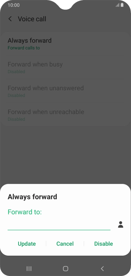 Press Disable.