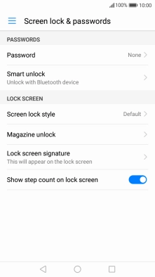 Press the Home key to return to the home screen.