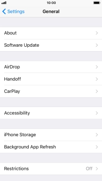 Press Background App Refresh.