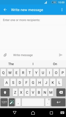 Open a new note, message or email message to bring up the keypad and your phone is ready for text input.