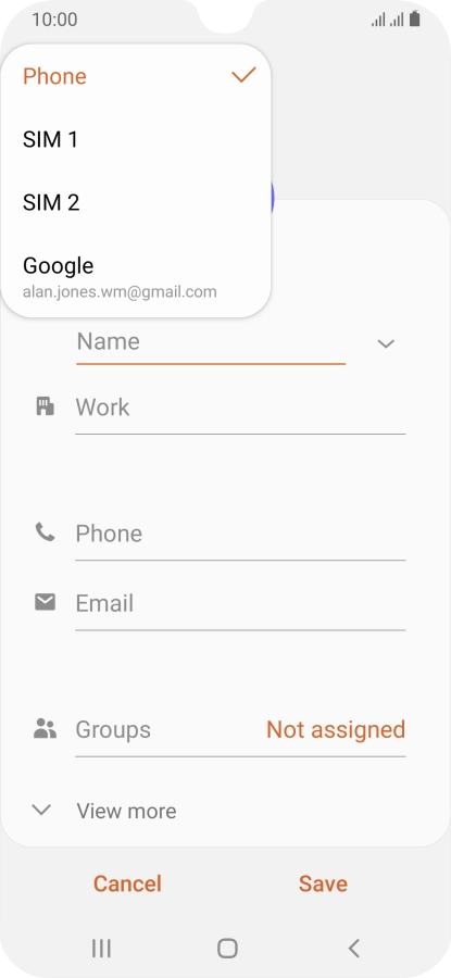 Press Phone.