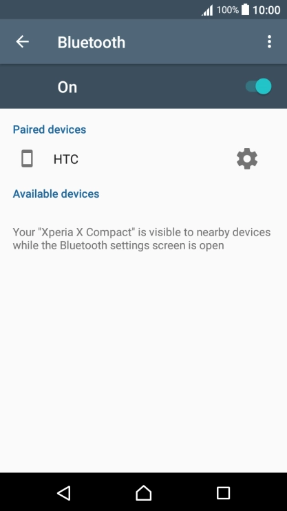 Press the Home key to return to the home screen.