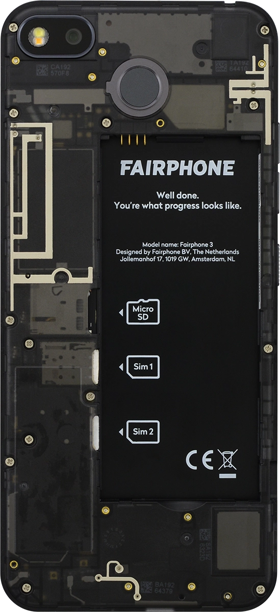 Slide your SIM into the SIM holder.