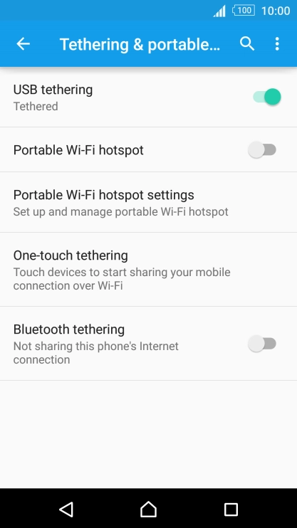 Press the Home key to return to the home screen.