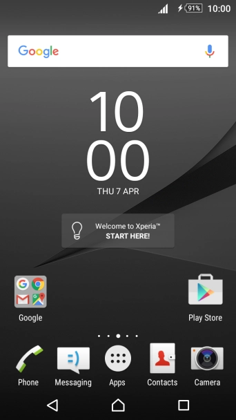 When the battery charging icon is displayed, the battery is charging.