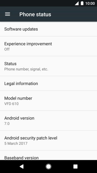 Press Software updates.