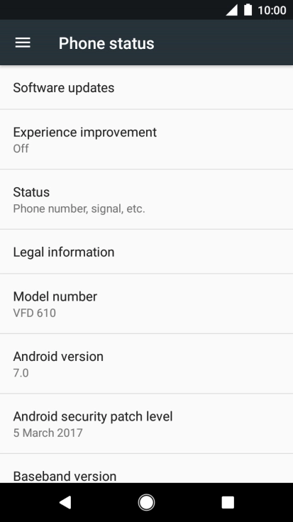Press Software updates.