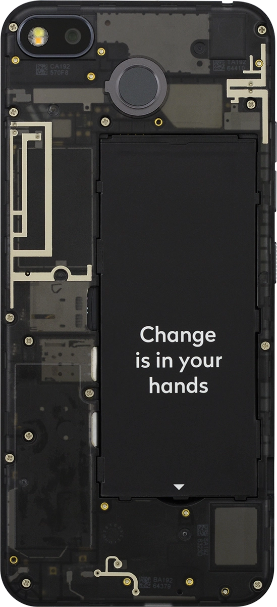 Place the battery in your phone (top first), matching the battery contacts with the phone contacts, and press the battery into place.