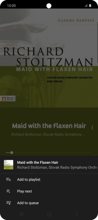 Press Add to playlist.